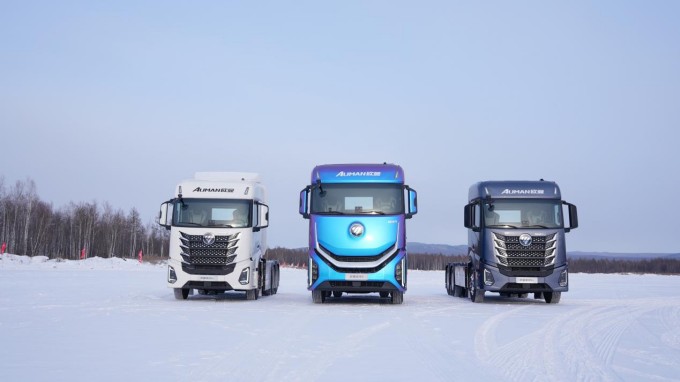 10分钟除霜+11分钟升温至15℃！欧曼银河纯电重卡极寒测试 守护运输舒适安全